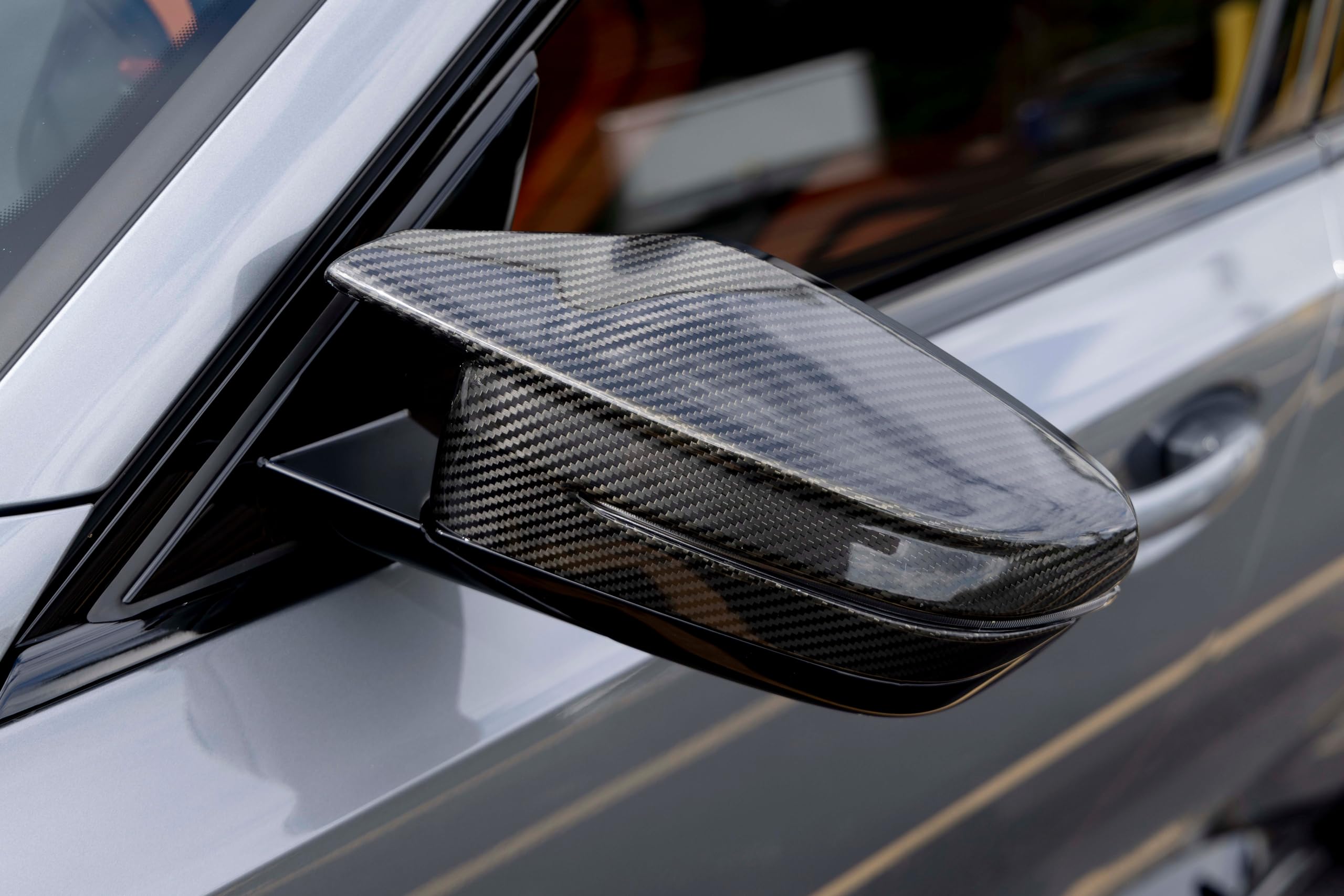 Dinan Mirror Cover Set D980-0033 - Gloss Twill Carbon Fiber