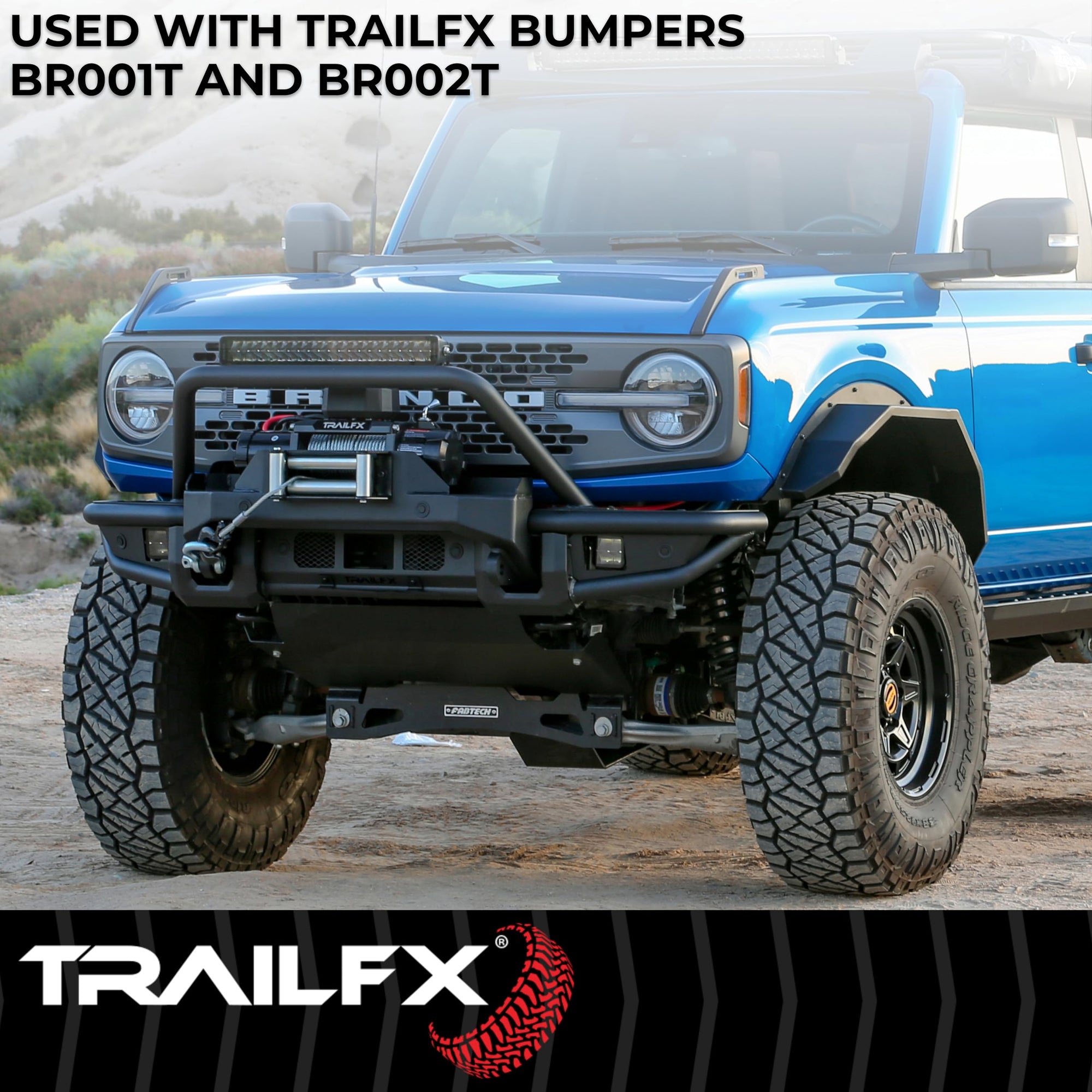 Bronco Trailfx Front Bumper Skid Plate