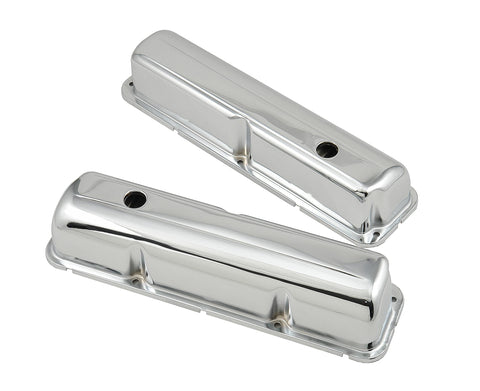 Vlv/Cvr Mr. Gasket Ford 332-428 W/Baff, Chrome