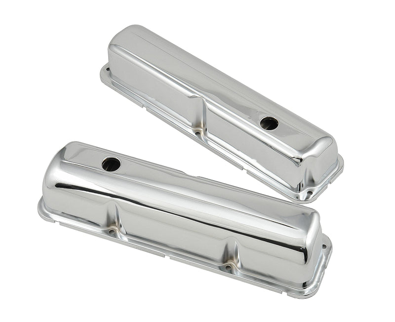 Vlv/Cvr Mr. Gasket Ford 332-428 W/Baff, Chrome