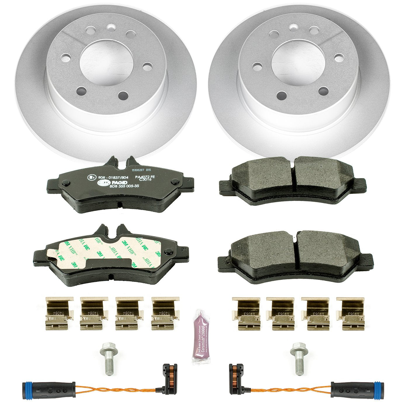 Power Stop ESK6197 Euro-Stop Rear Brake Kit For Benz Sprinter, Freightliner Sprinter 2500, Freightliner Sprinter 3500, Sprinter 2500, Sprinter 3500 [Model Specific]