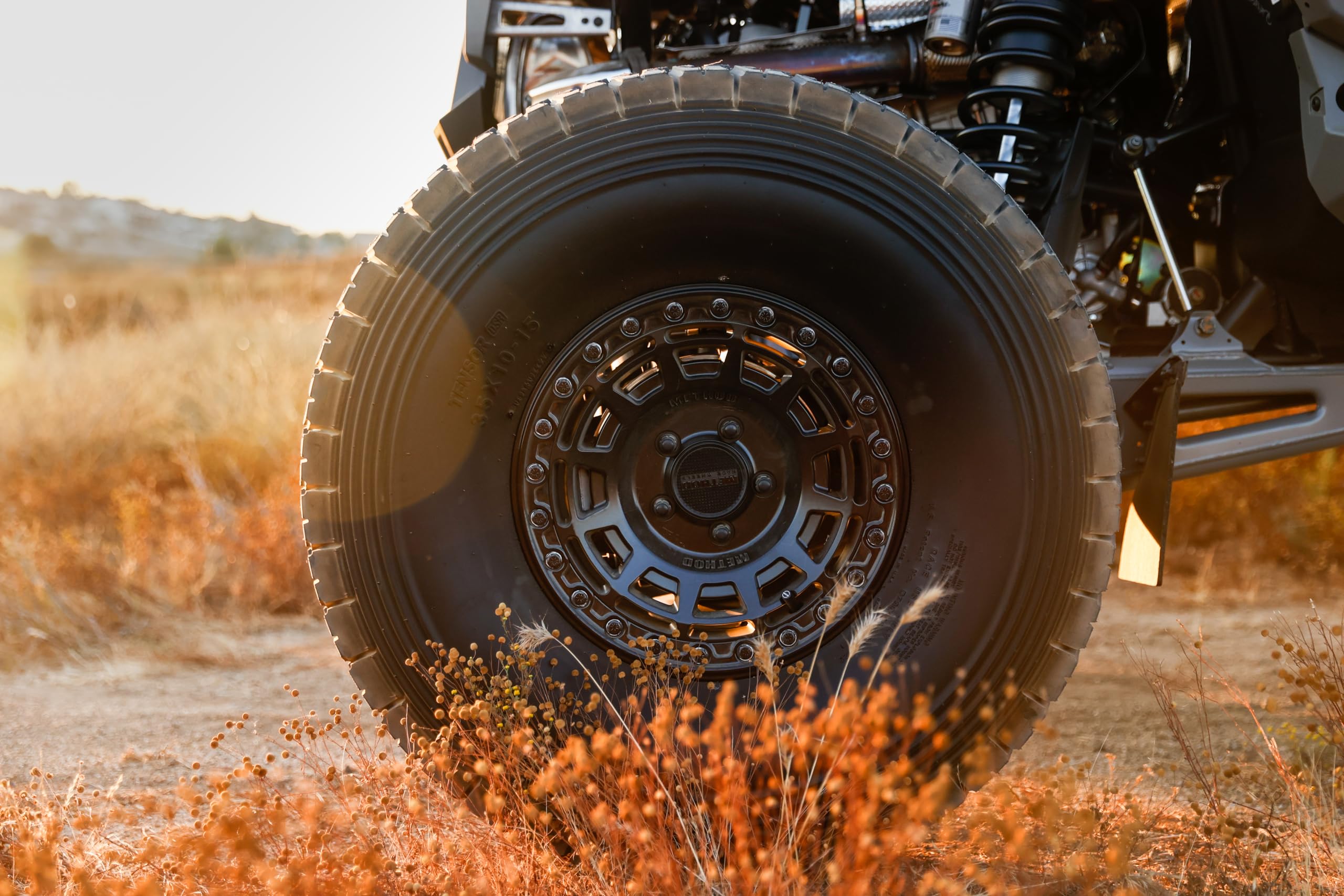 Method Race Wheel 15x7" UTV Beadlock 4x156, 38mm offset 5.33" Backspace, MR415570461252B