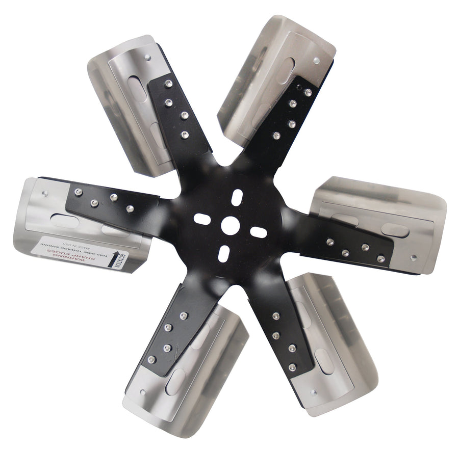 Derale 17615 Black Hub 15 HD Flex Fan (Reverse Rotation)