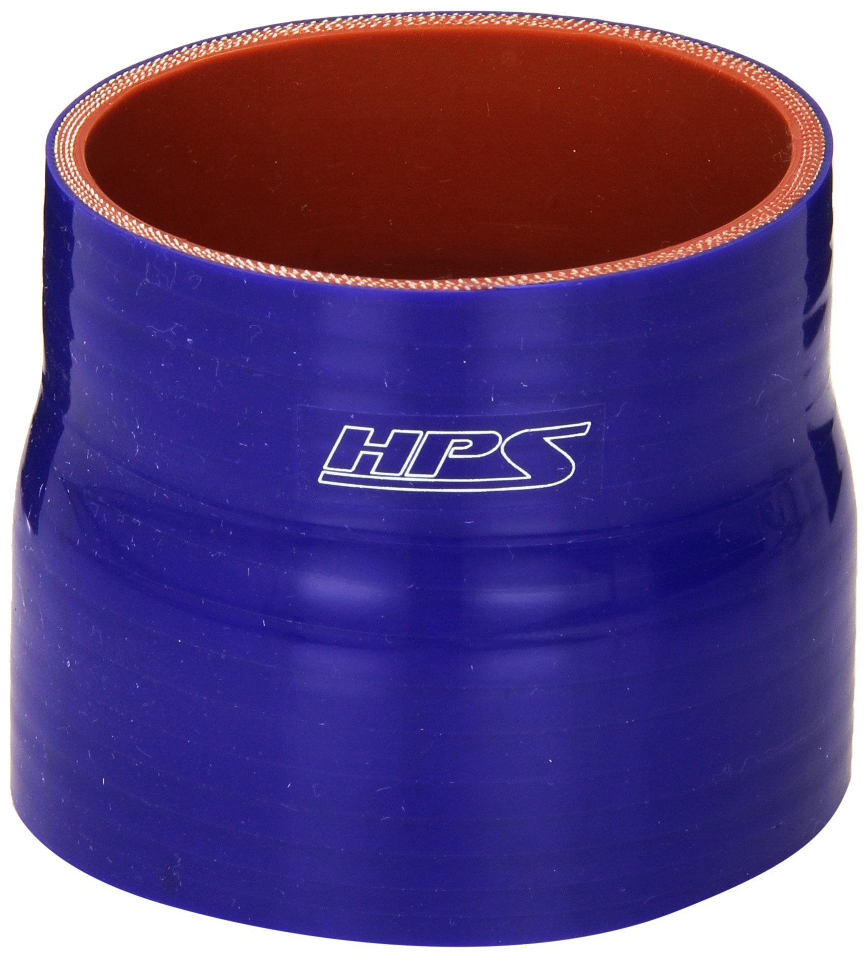 HPS Silicone HTSR-300-325-BLUE High Temperature 4-ply Reinforced Reducer Coupler Hose, 50 PSI Maximum Pressure, 3" Length, 3" > 3-1/4" ID, Blue