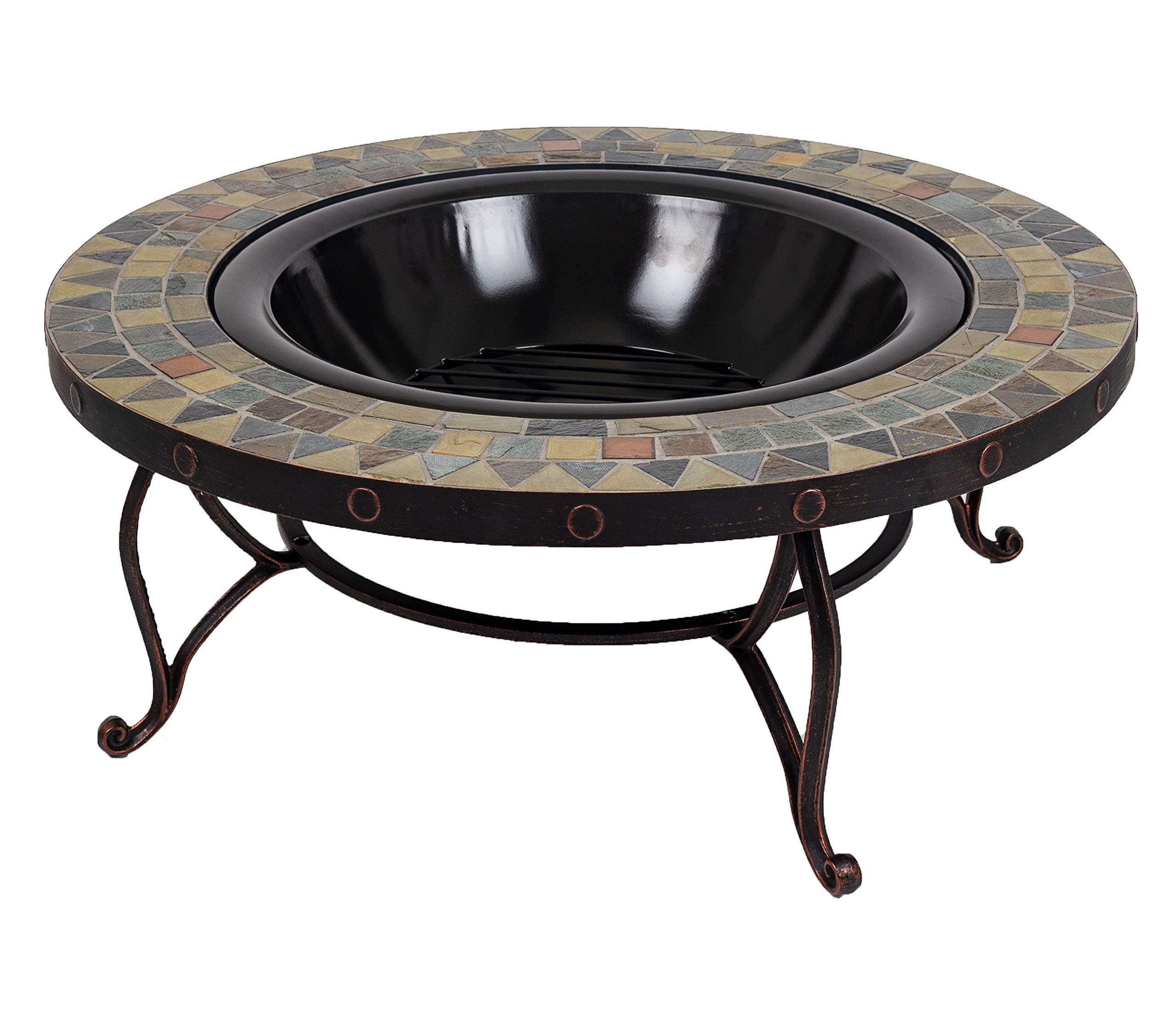 Juniper Pleasant Hearth Slate Top Fire Pit