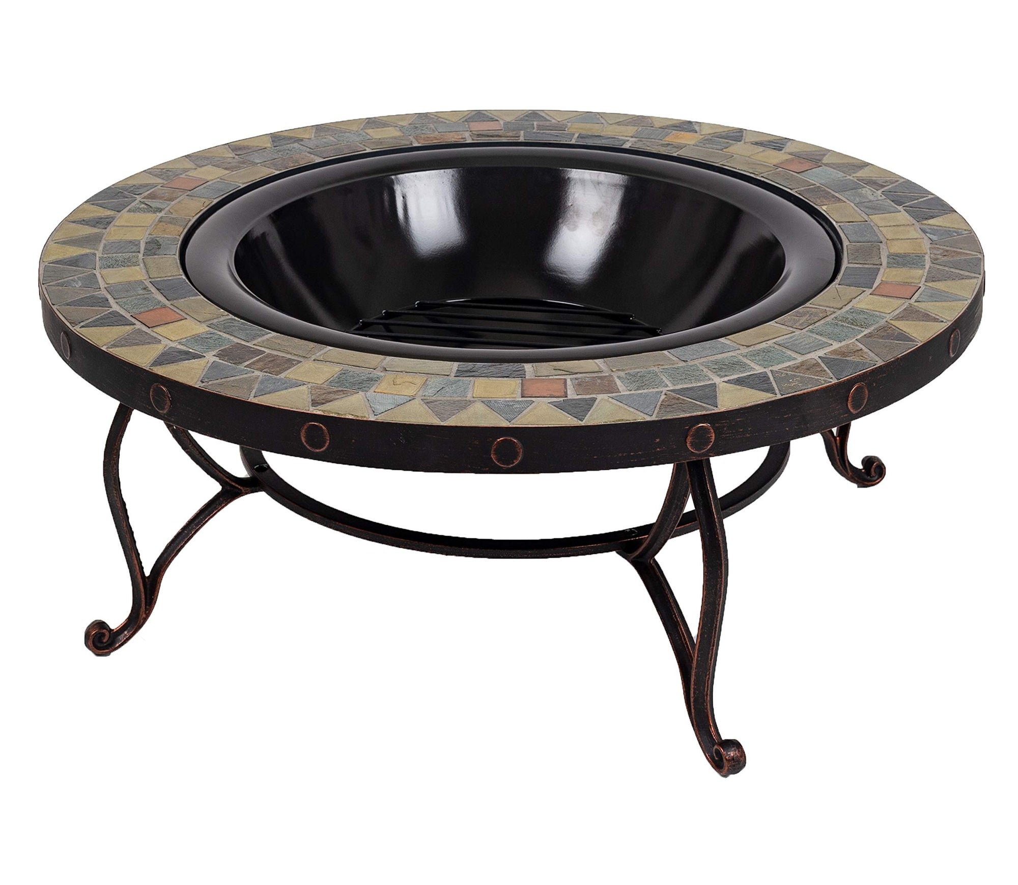 Juniper Pleasant Hearth Slate Top Fire Pit