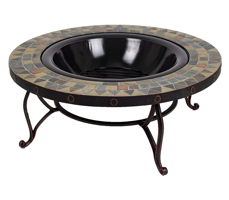 Juniper Pleasant Hearth Slate Top Fire Pit