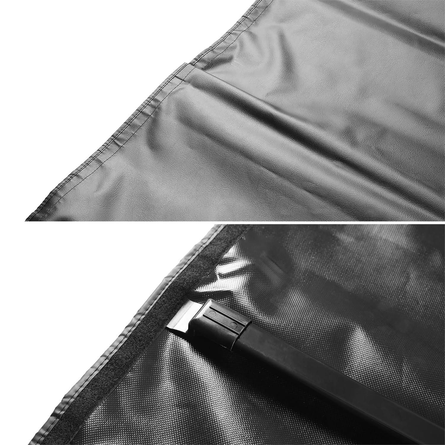 Soft Roll Up Vinyl Tonneau Cover Spec-D Tuning Compatible with 2016-2023 Toyota Tacoma 6ft 72'' Bed