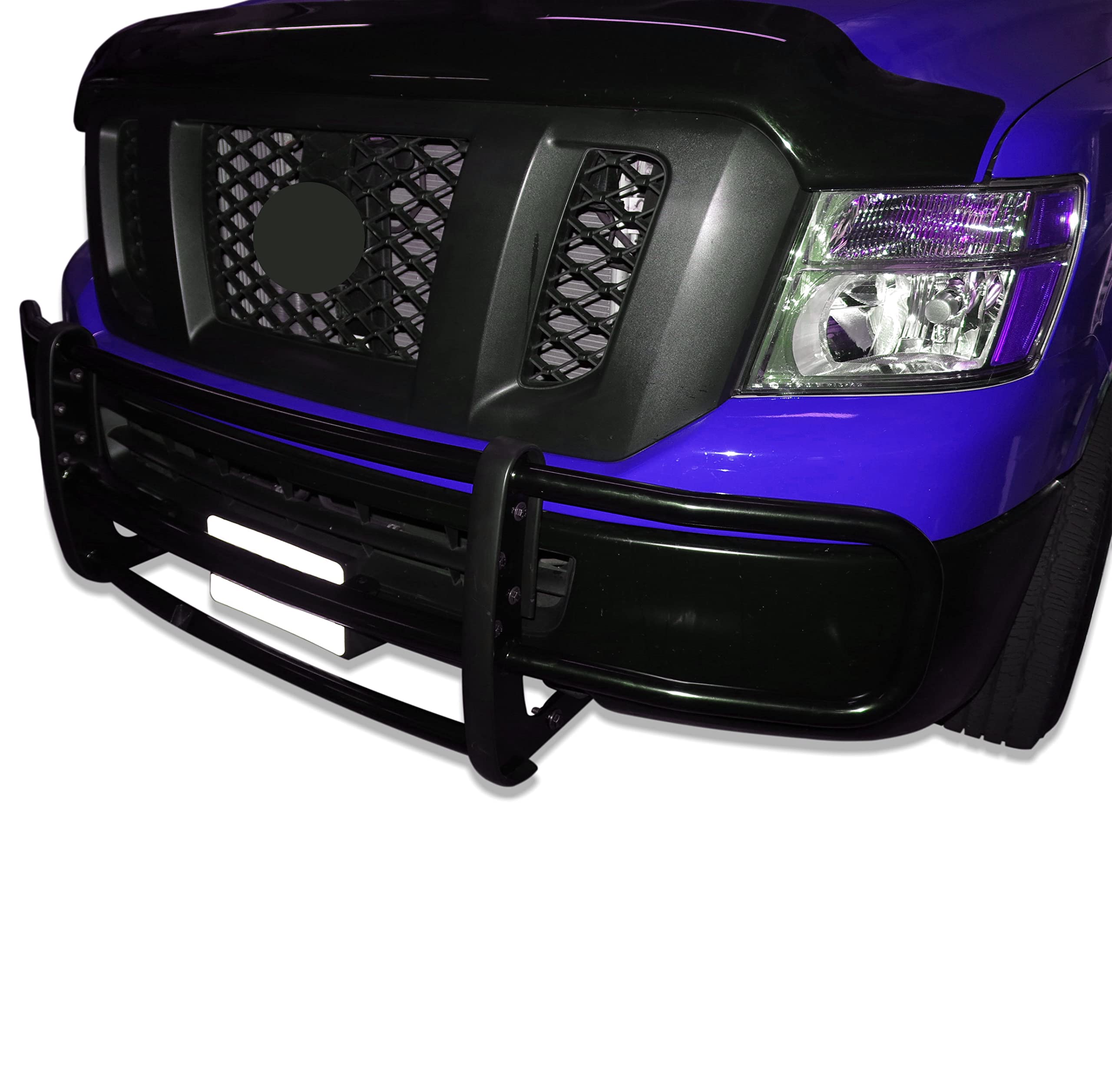 SPARTAN Black Horse Grille brush Bumper Guard Modular Black Compatible with 12-25 NV1500|2012-2025 Nissan NV2500|2012-2025 Nissan NV3500-17NINVMA