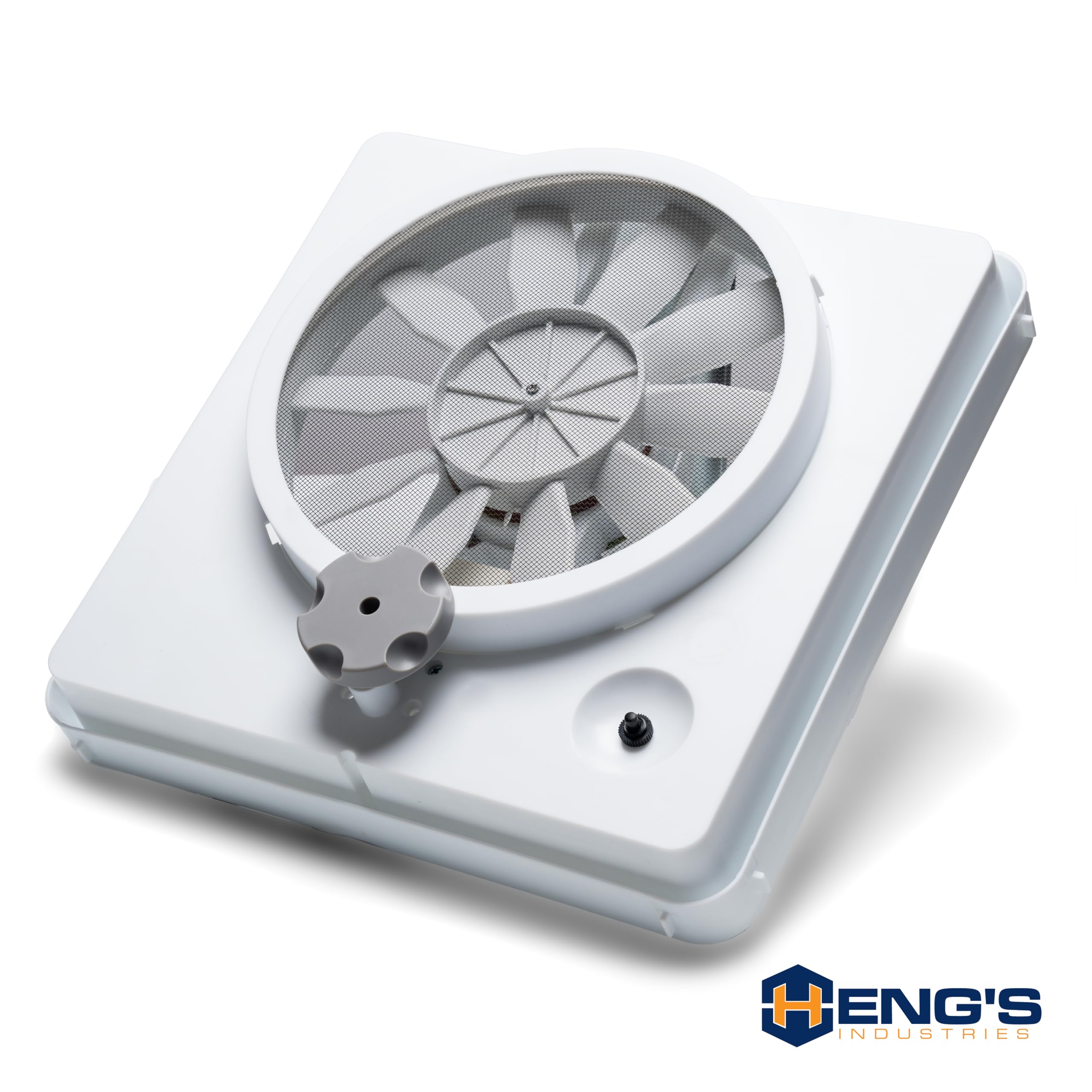 90043-CR HENG'S INDUSTRIES Vortex I Upgrade Kit | 12V RV Vent Fan | Powerful Airflow & Ventilation | Easy Install for RVs, Campers, Trailers & Motorhomes | White, Durable, Energy-Efficient Design