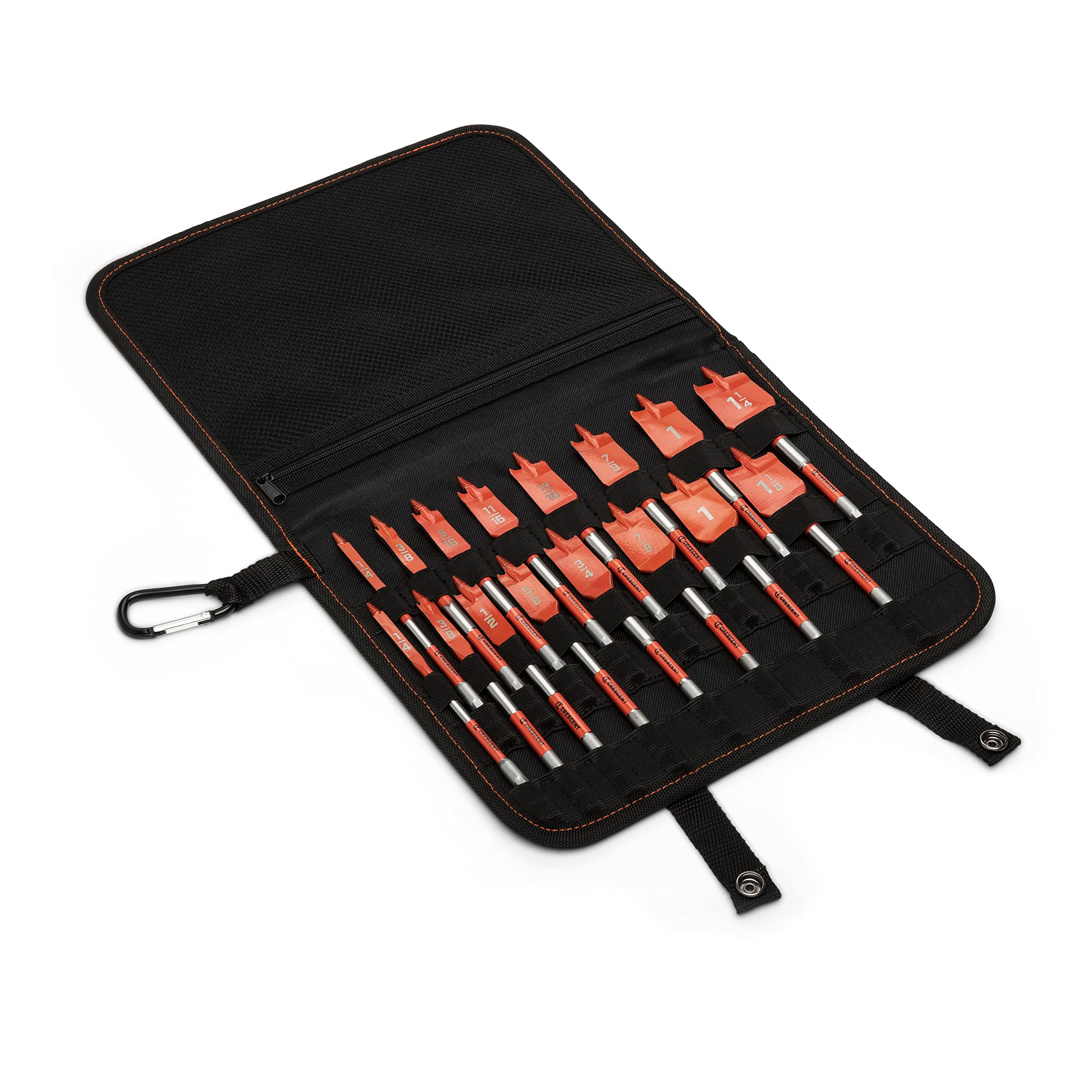 16 Piece Crescent Paddle Drill Bit Set | CDSPSET-16 Screw Point