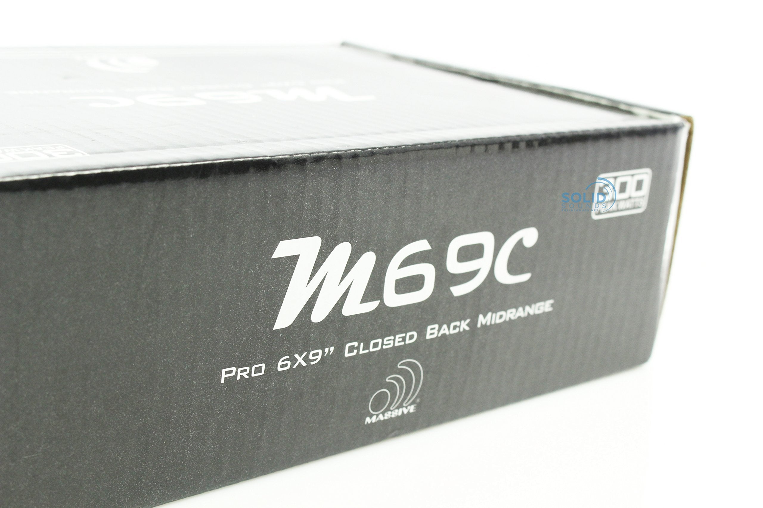 Massive Audio M69C 6x9" Sealed Back Midrange Car Speakers, 240W, 8 Ohm