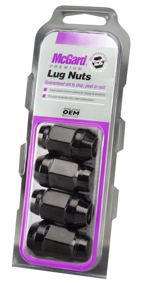 Bulge Cone Seat Style Lug Nut McGard 64034 (M14 x 1.5 Thread Size), (Set of 4)