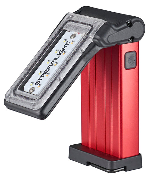 Flipmate Streamlight 61501 500-Lumen USB Rechargeable Multi-Function Compact Work Light, Red