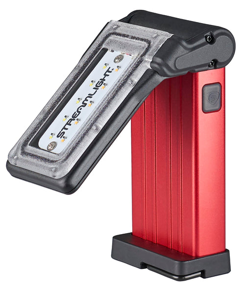 Flipmate Streamlight 61501 500-Lumen USB Rechargeable Multi-Function Compact Work Light, Red