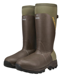 Muddy Outdoors 17" DV8 1000 Gram Insulated Rubber Boots Rubber Clay Men's 13 D