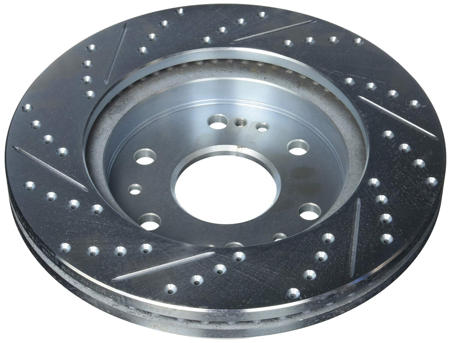 StopTech 227.66057L Brake Rotor Select Sport Drilled and Slotted; Front Left