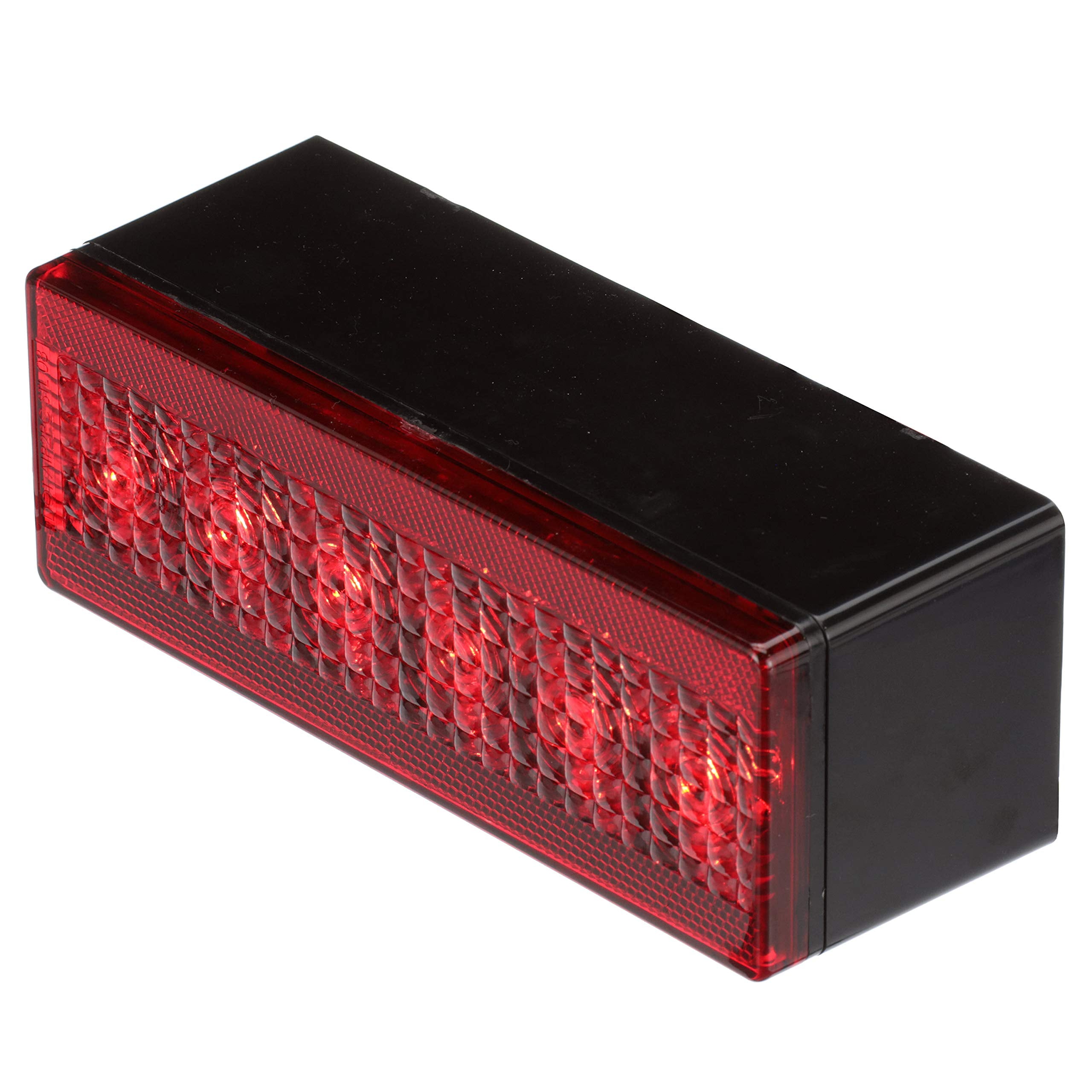 LED Low-Profile Trailer Light Kit Attwood 14064-7 — 2 Stop/Tail/Turn Submersible LED Lights, License Plate Bracket, Wiring Harness