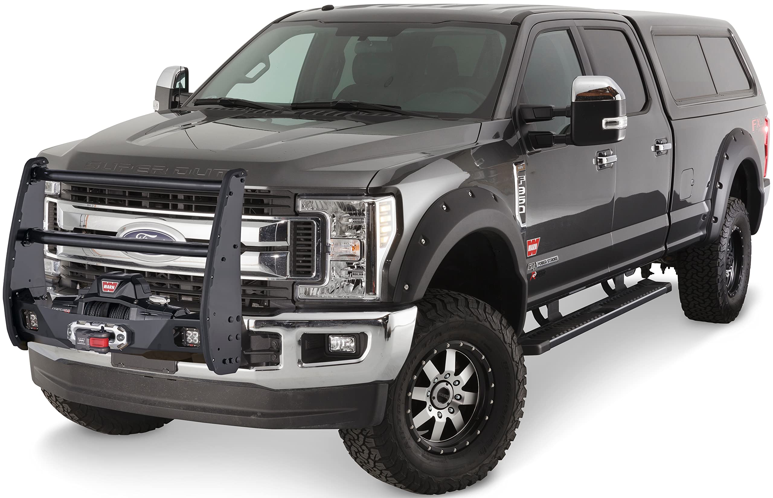 Trans4mer Gen III WARN Winch Mounting Bracket Kit for Large and Mid-Frame Winches, Fits: Ford SD F-250/F-350/F-450/F-550 (2017-2022)