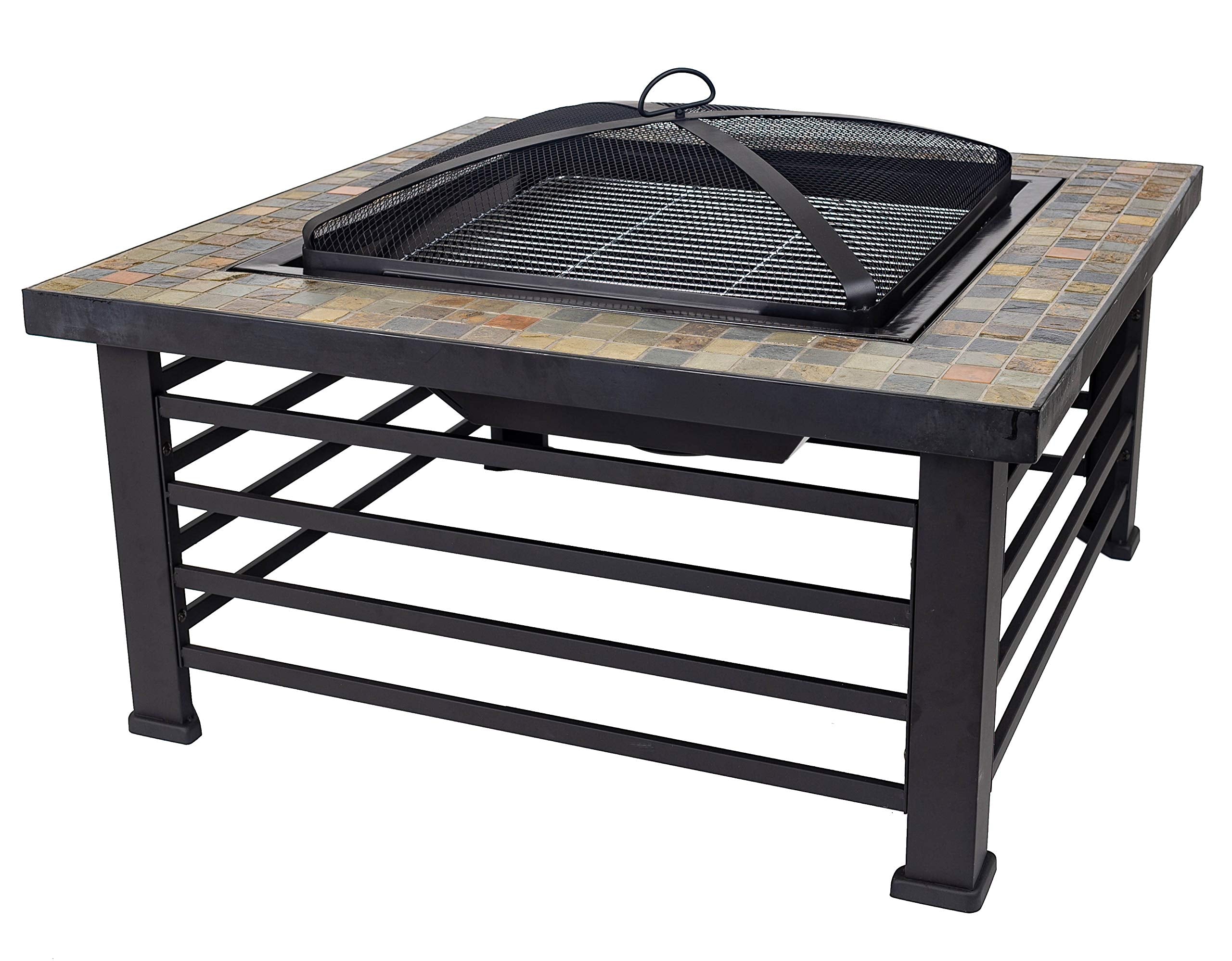 Slate Top Cascade Fire Pit