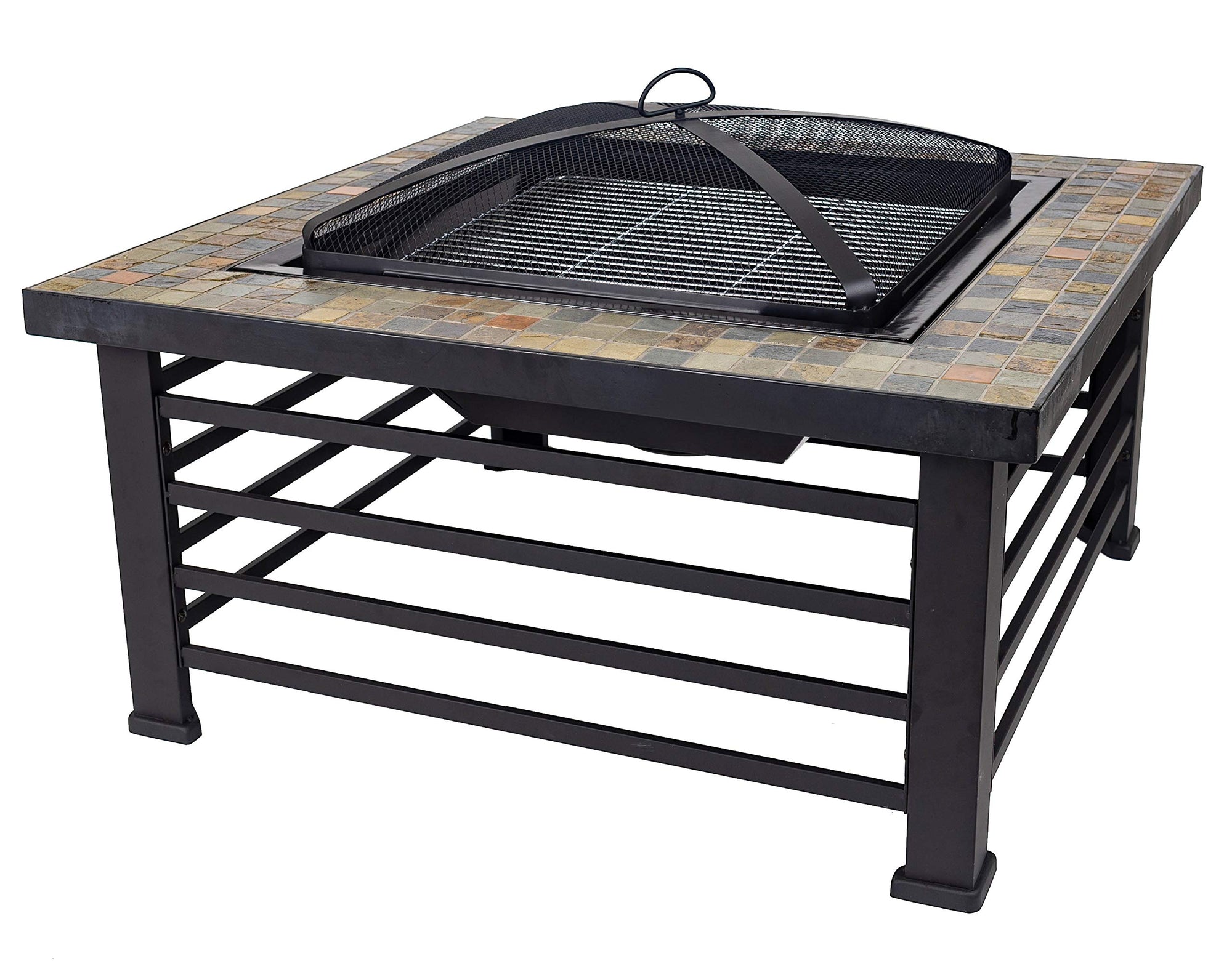 Slate Top Cascade Fire Pit