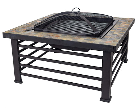 Slate Top Cascade Fire Pit
