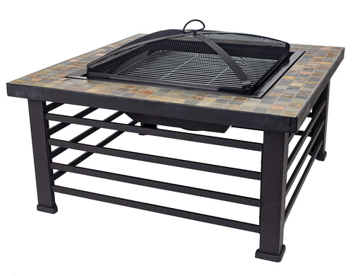 Slate Top Cascade Fire Pit