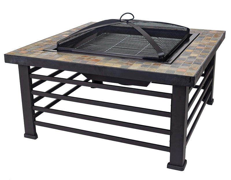 Slate Top Cascade Fire Pit