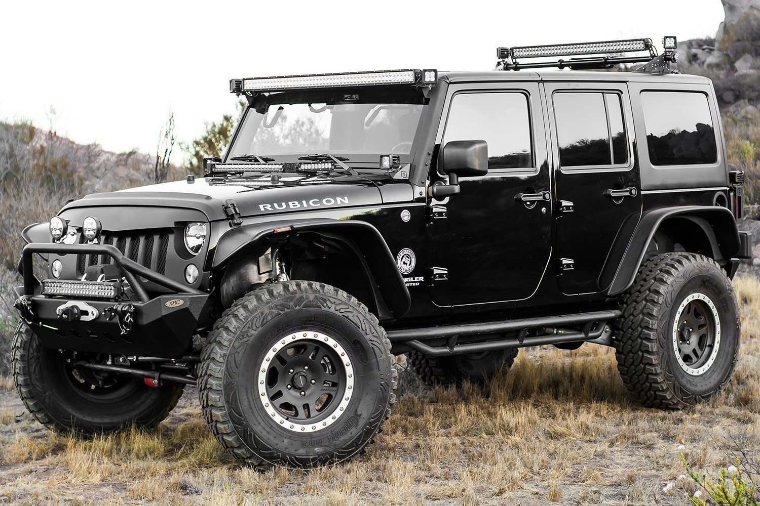 ZROADZ LED Pod Light Kit Z334811-KIT (JEEP Wrangler Roof Side Extra), Black