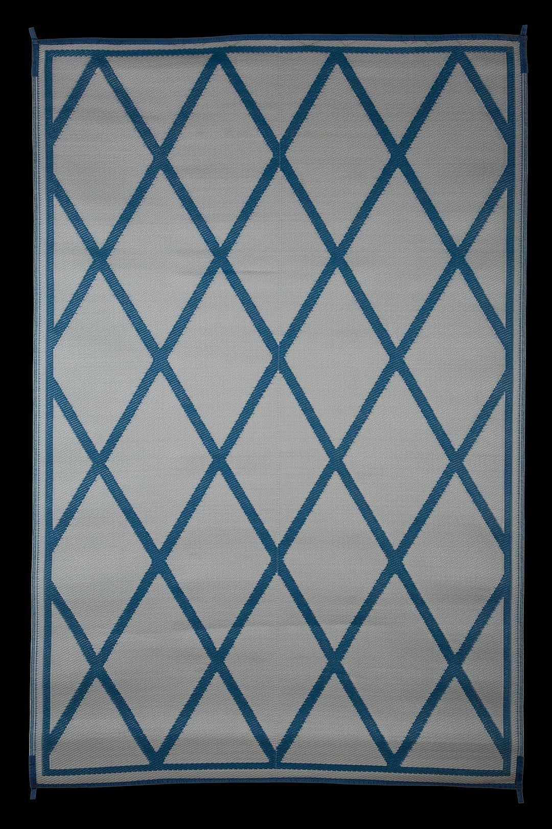 Diamond Faulkner 68912 Mat 9x12 Blue/ivory