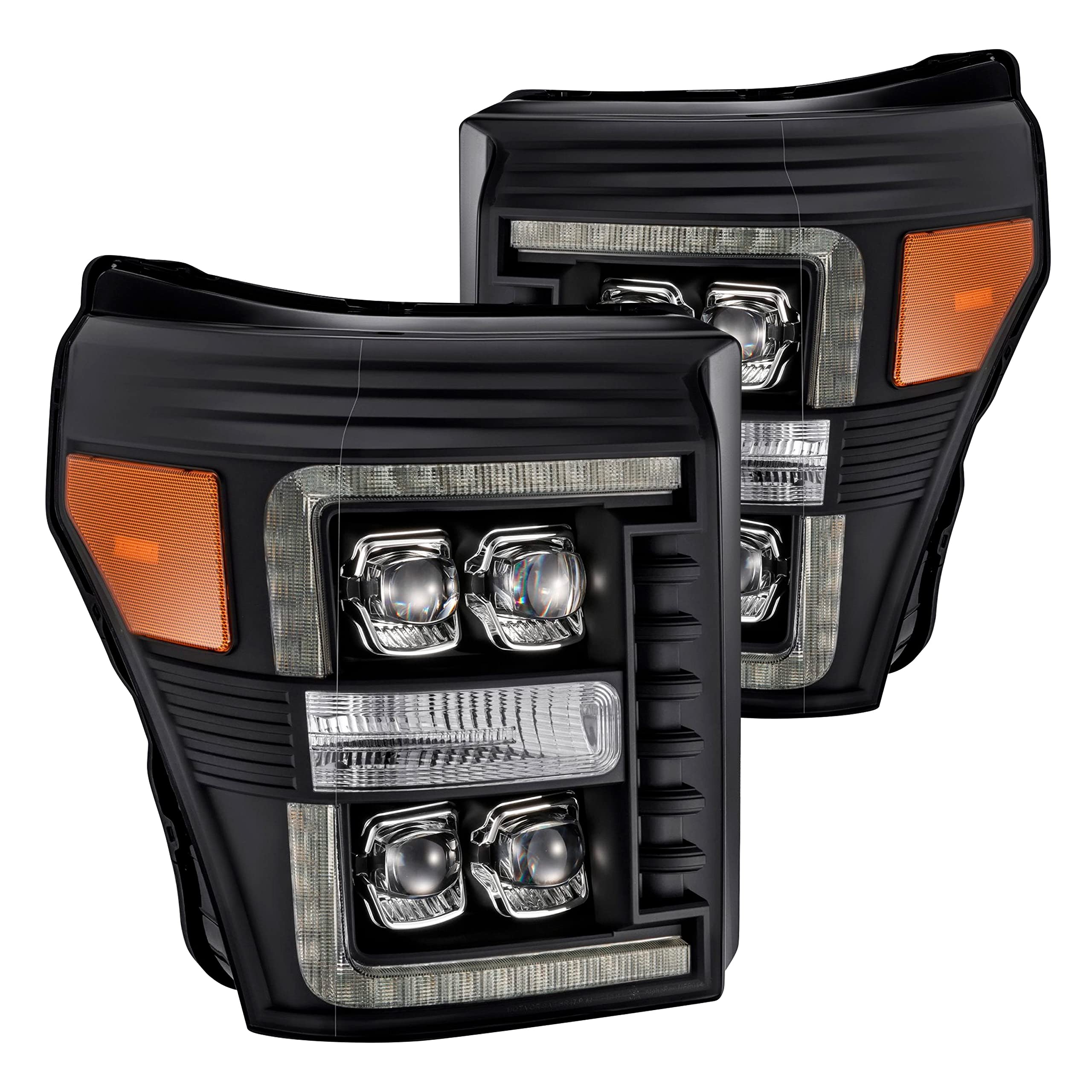 880149 AlphaRex USA Nova Series Projector Headlights fits Ford F-250 Super Duty