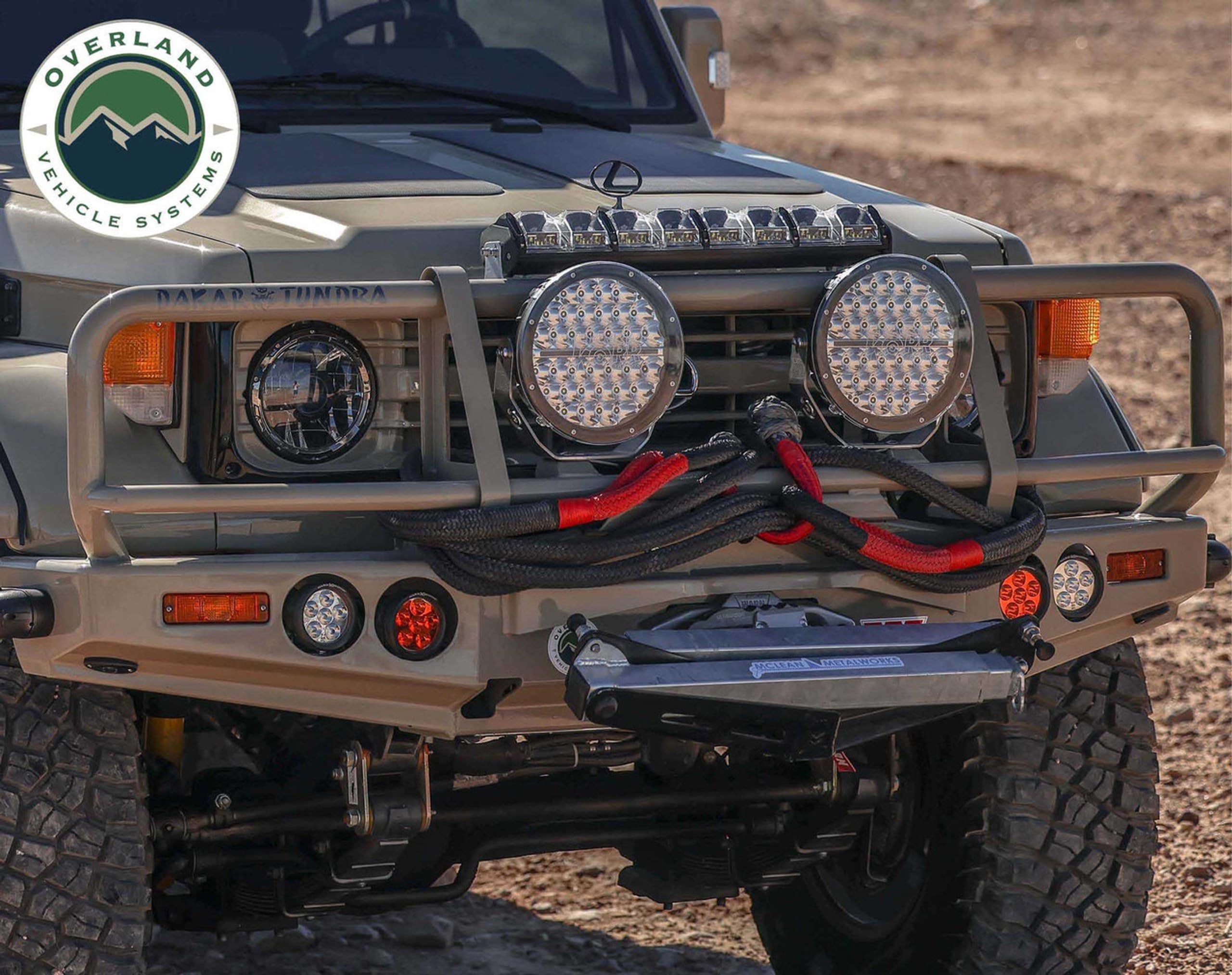 Kinetic Recovery Rope Overland Vehicle Systems Brute with 30% Stretch Storage Bag (7/8" Thick - 20 ft. Long)