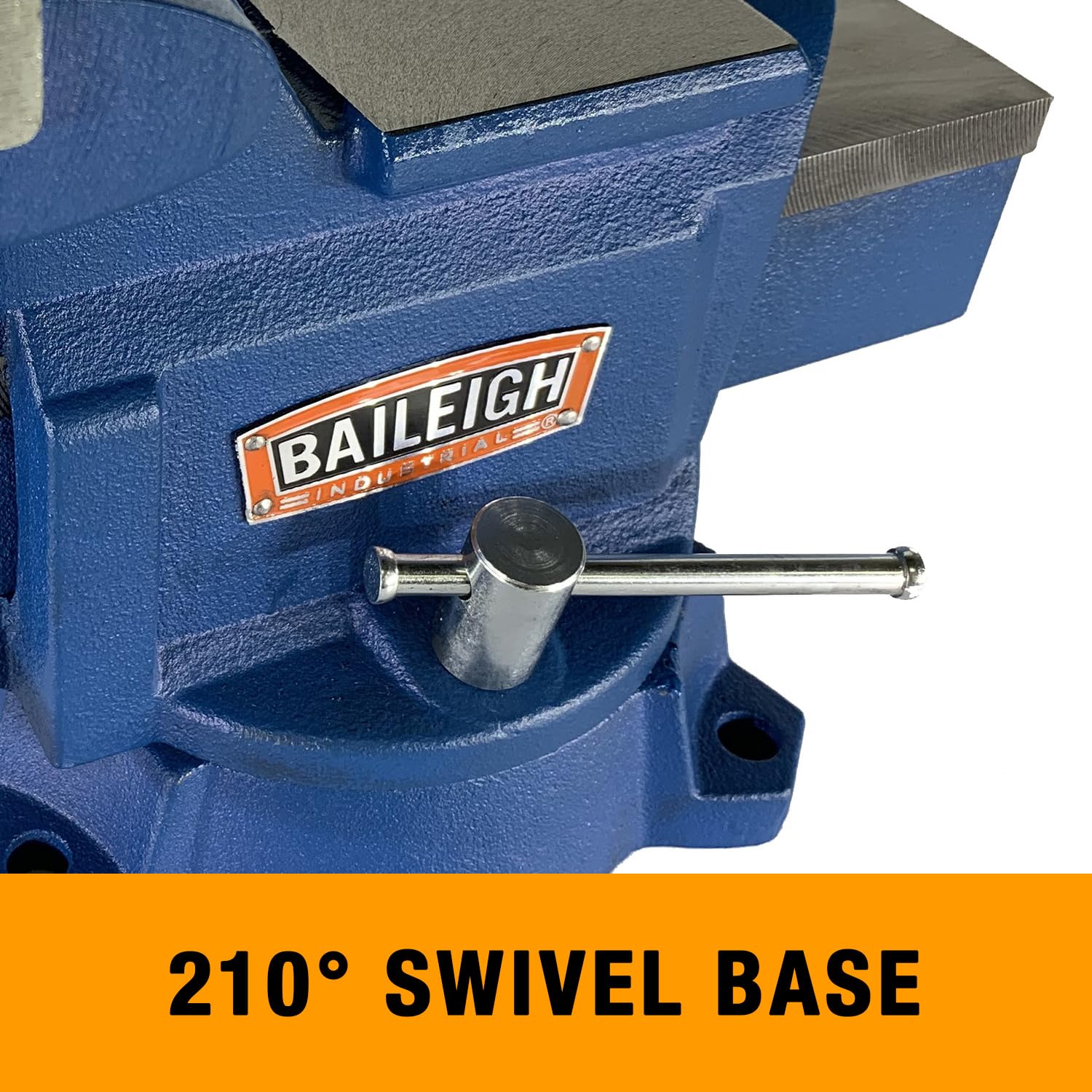 5-1/2" Jaw Width Baileigh Industrial Bench Vise, 6" Max Jaw Opening (BV-5I)