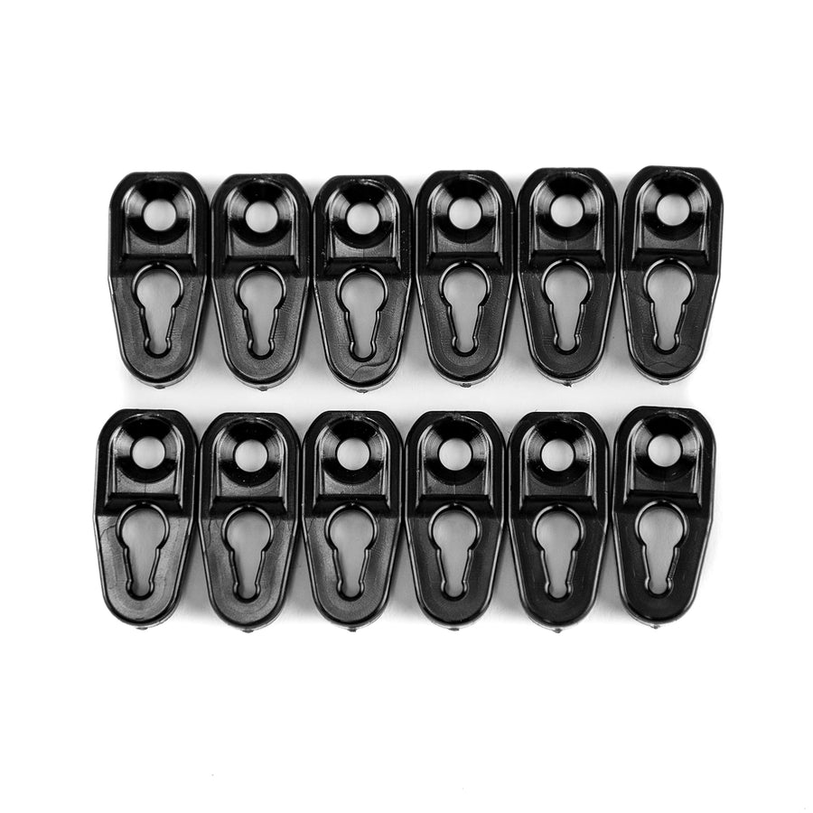 KnotLoc YakAttack Bungee Divider Kit | 6-Pack for BlackPak Pro Kayak Crate | Adjustable Tackle Box Storage System with Stainless Hardware | Fits All BlackPak Pro Sizes | Made in USA