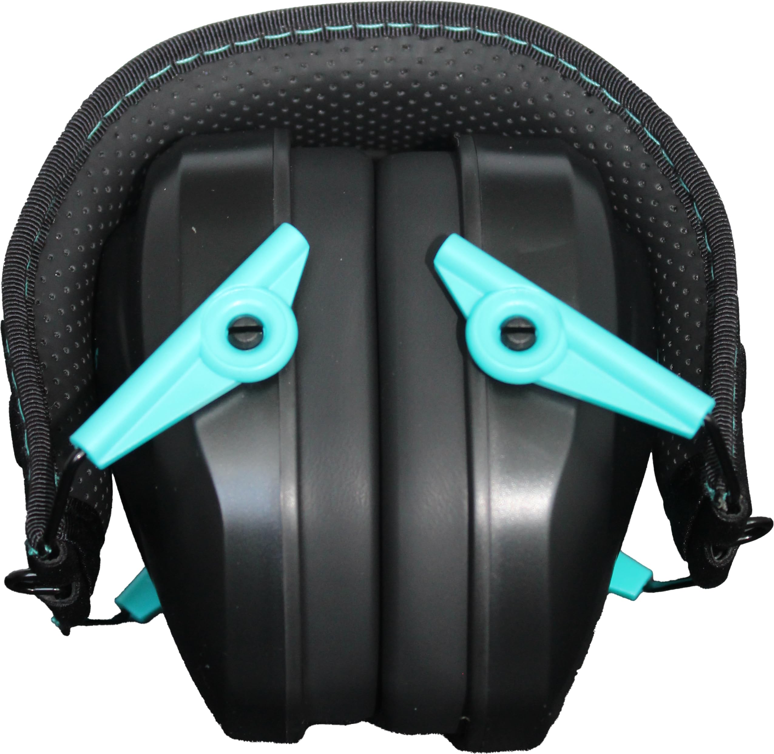Walker's Noise-Blocking Compact Passive Youth & Women's Hunting Gun Range Shooting Hearing Protection Muff, Comfort Headband w/Metal Wire Frame, Teal