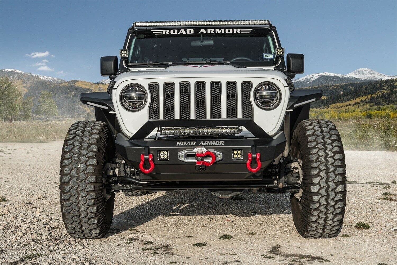Front Bumper Road Armor 5182F3B Fits Jeep Wrangler