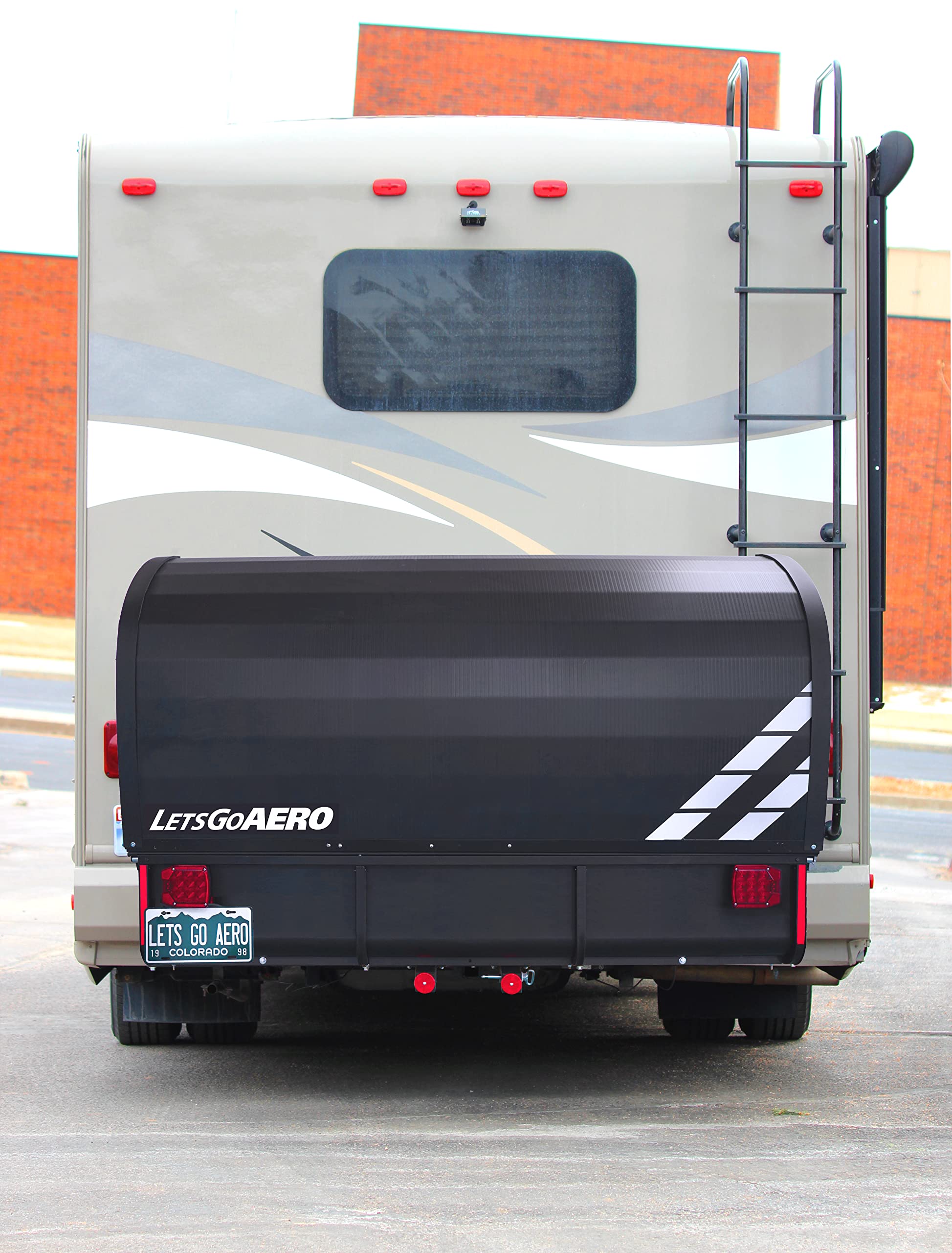 BlackBox PRO Let's Go Aero Enclosed Cargo Carrier | 64 cu. ft. | Slide-Out Platform