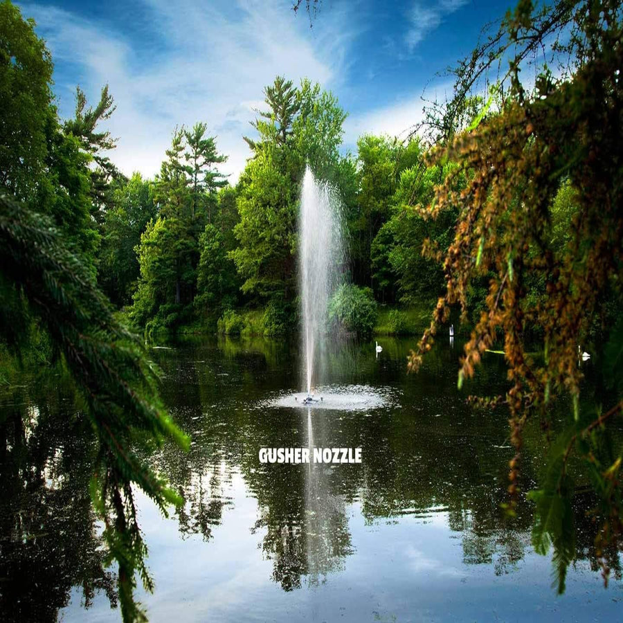 Aerator Scott Triad Fountain - 1 HP 230V Single Phase with 100 ft. Power Cord | Aerating Fountain for Lakes & Ponds | Decorative Pond Fountain | Efficient Pond Aeration Systems | Outdoor Fountain
