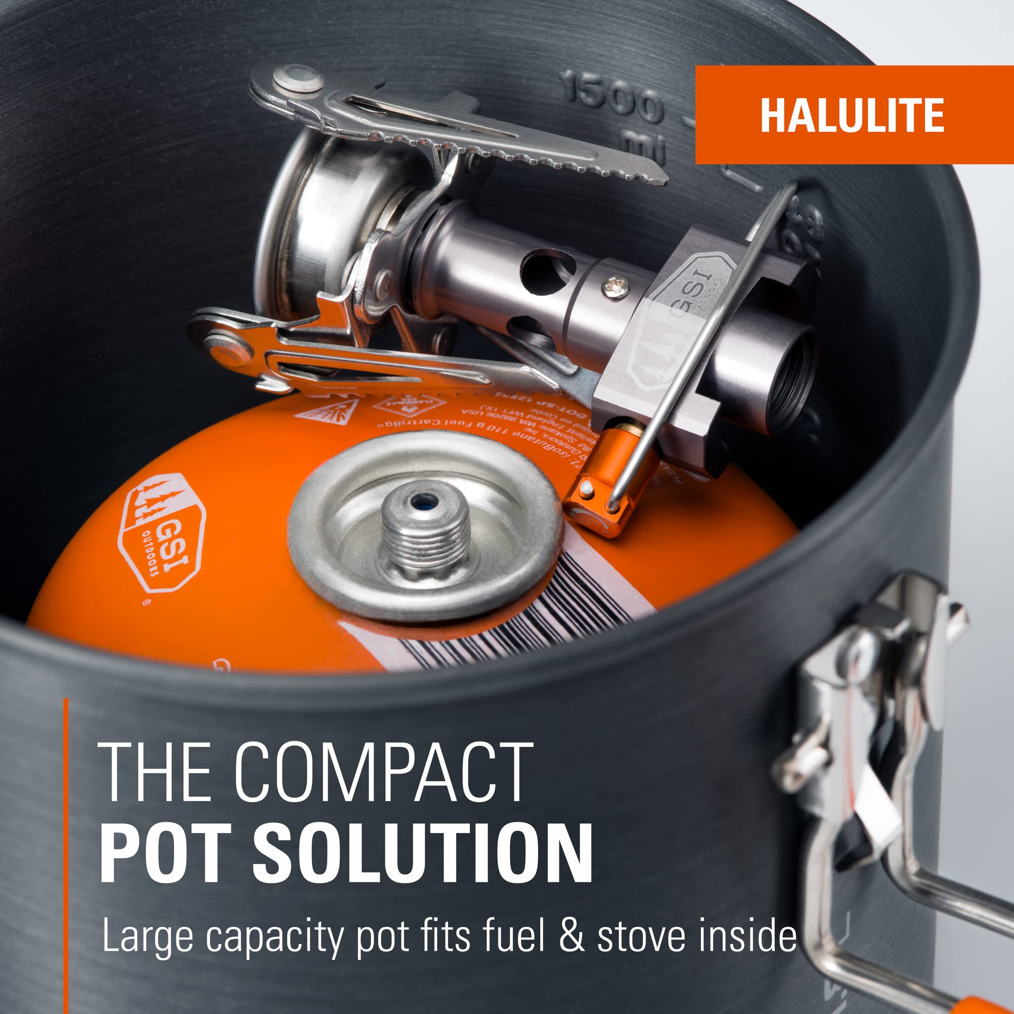 Halulite Boiler, GSI Outdoors, The Perfect Packable Pot, 1.8 Liter