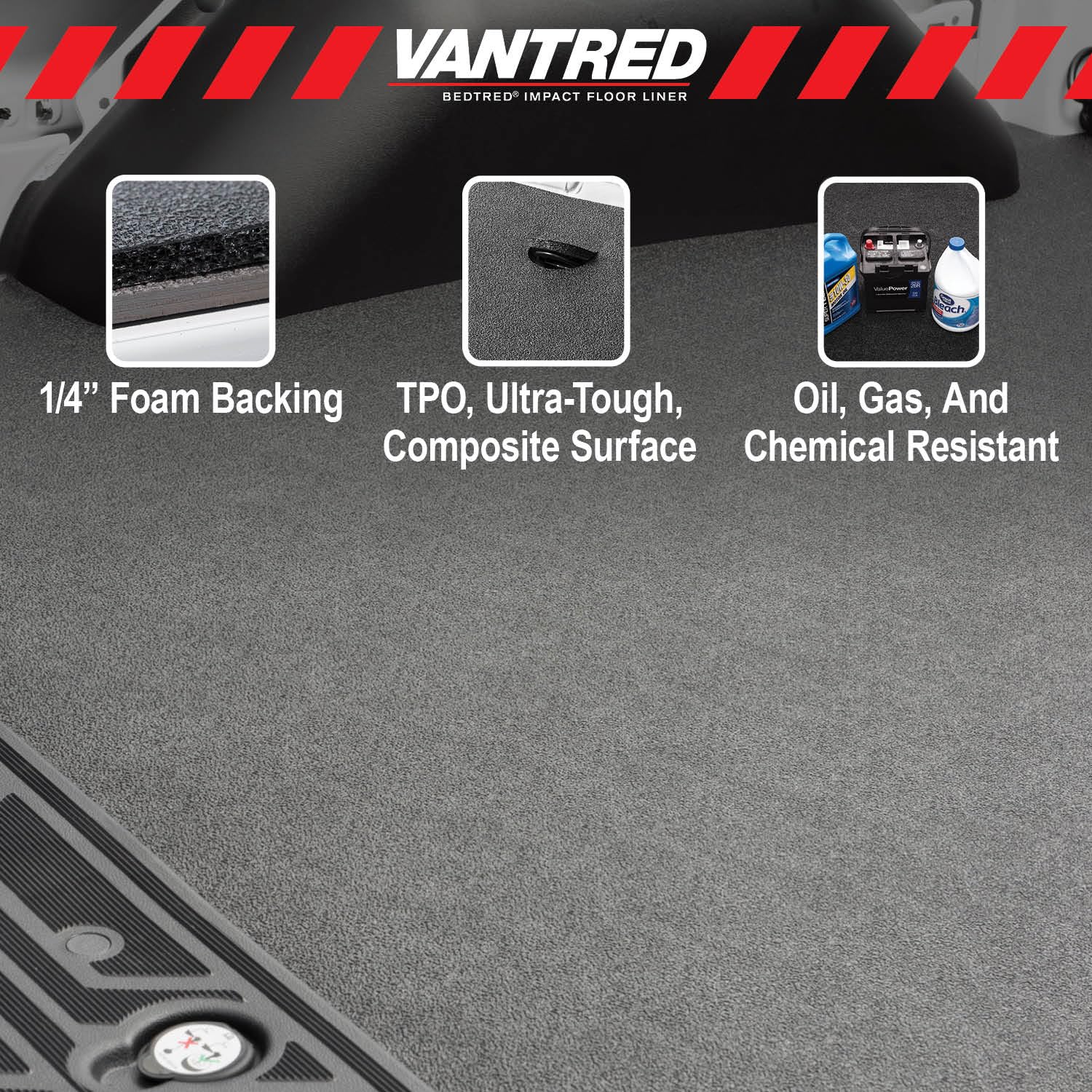 VanTred BedRug VTRF92 fits 92-14 E-SERIES STANDARD