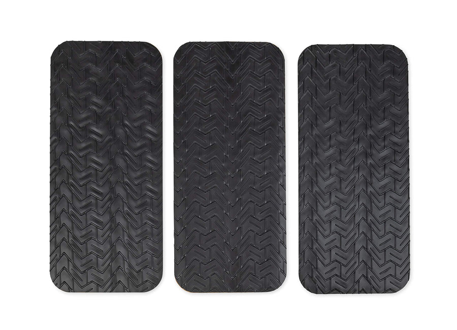 Camco RV Step Treads 42970, 3 Pack - Ideal Traction and Surface Protection for RV Steps and Cargo Ramps - Securely Adheres to Most Surfaces, Black