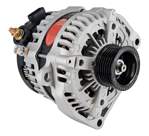 Alt Denso Powermaster Natural 245A 6 Grv 2-2" Spool Mt w/Dash Light