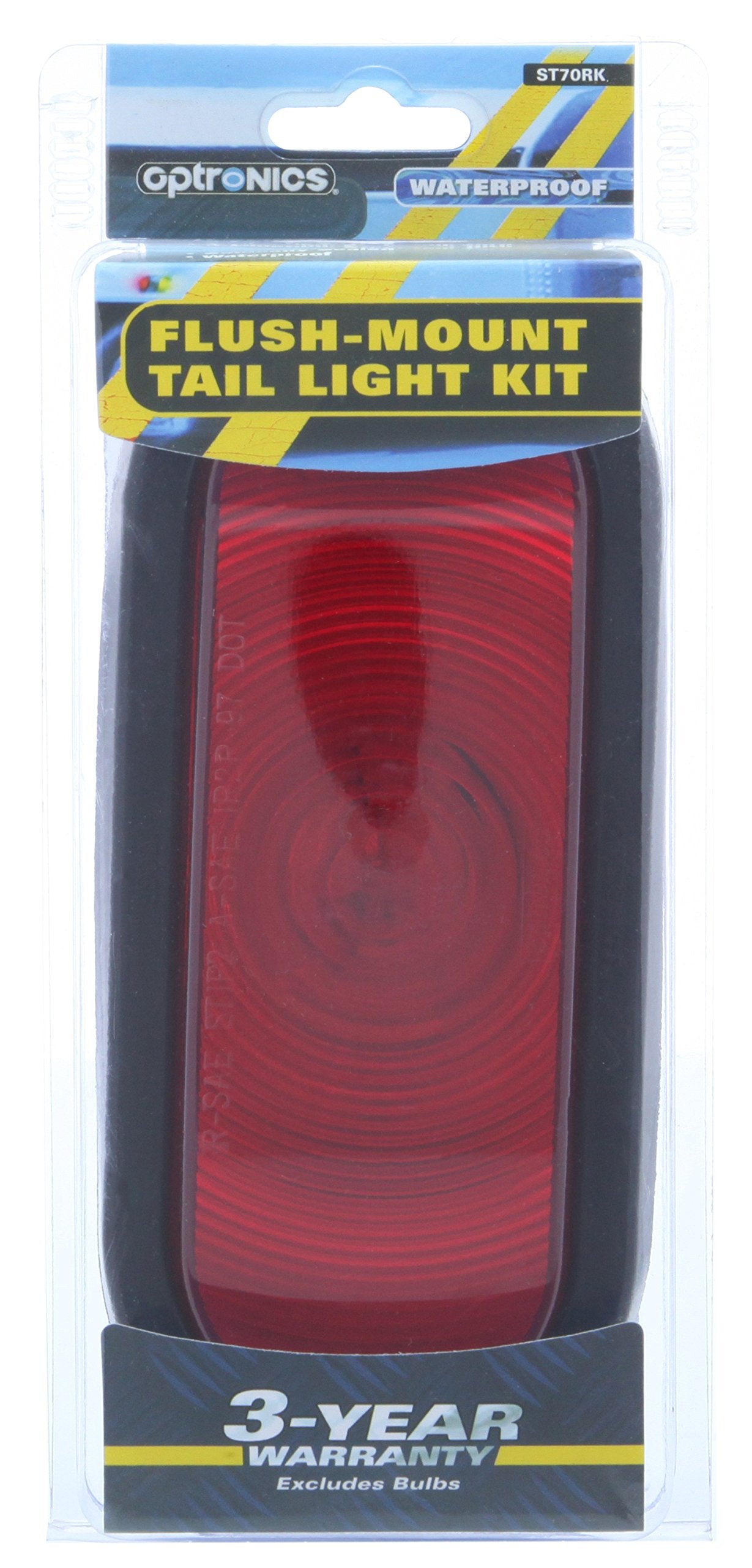 6" Oval Optronics ST70RK Stop/Turn/Tail Light, Red