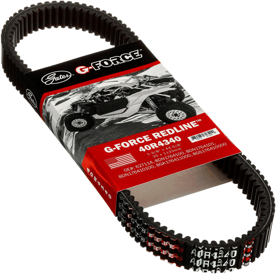 G-Force Gates 40R4340 RedLine Continuously Variable Transmission (CVT) Belt