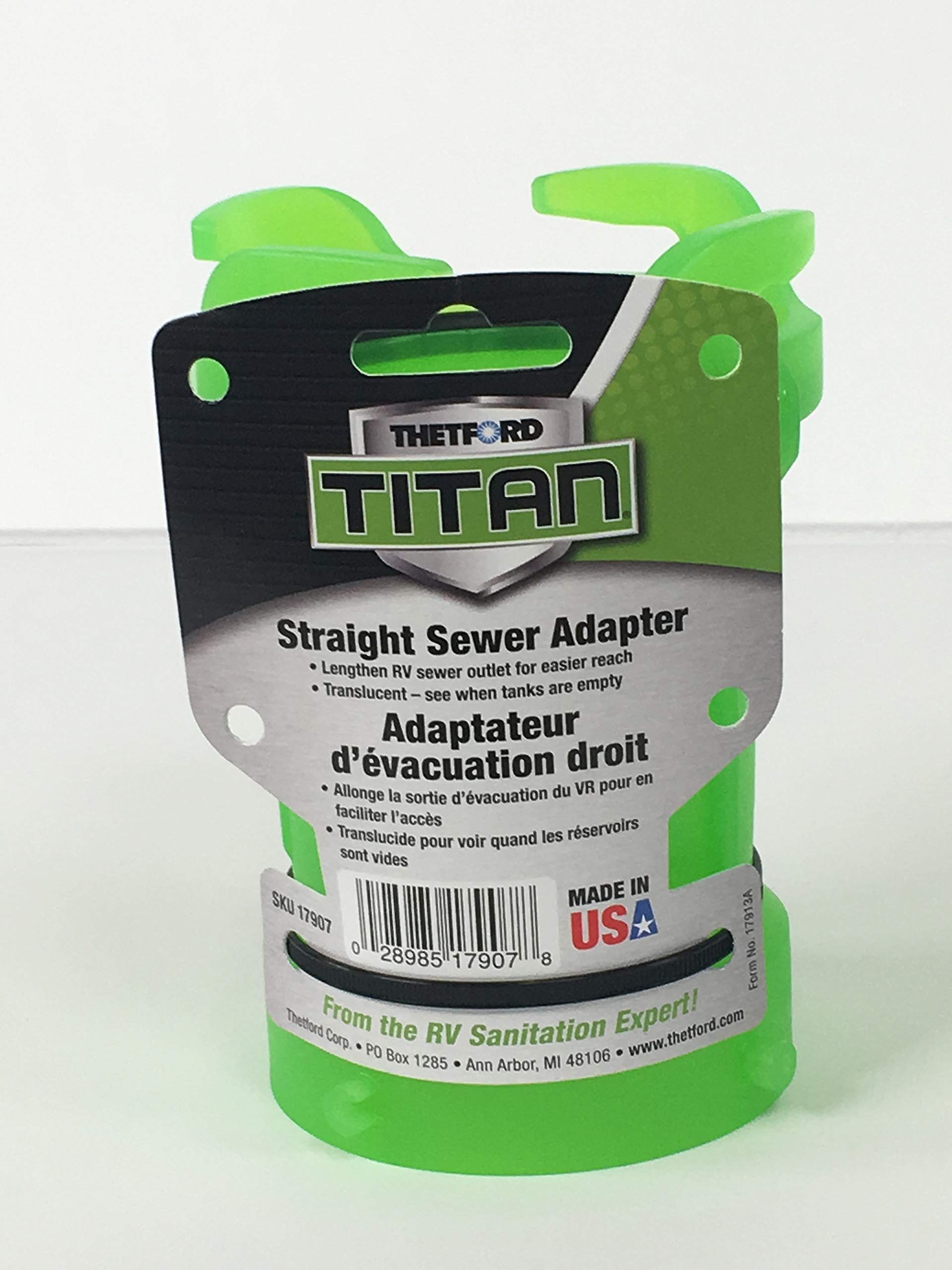 Thetford Titan Straight RV Sewer Adapter - 17907