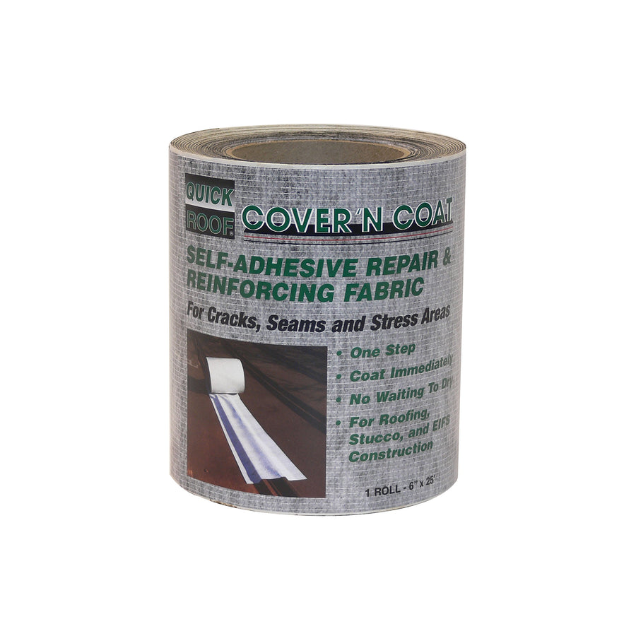 Cofair Quick Roof Cover N Coat Reinforcing Fabric - 25' x 6"