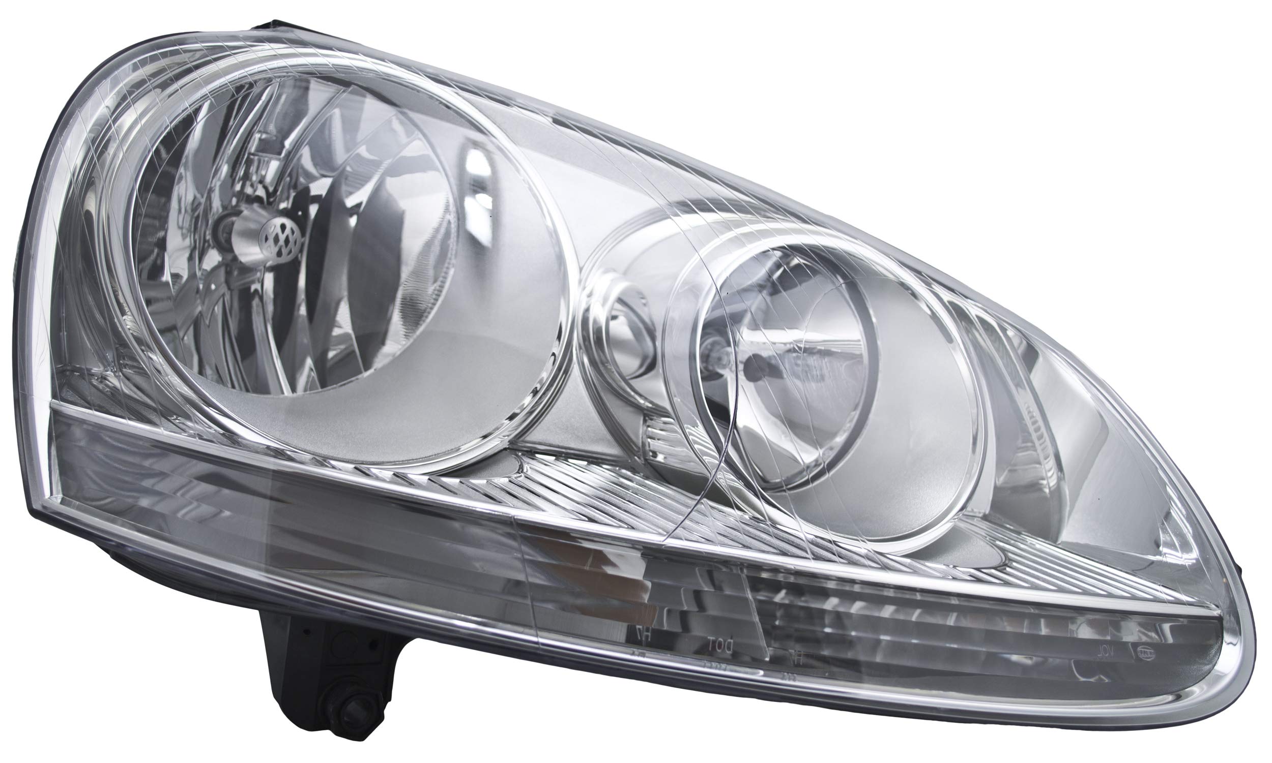 Passenger Side HELLA 247007361 Headlight Assembly, VW Golf V (1K1, 1K5)
