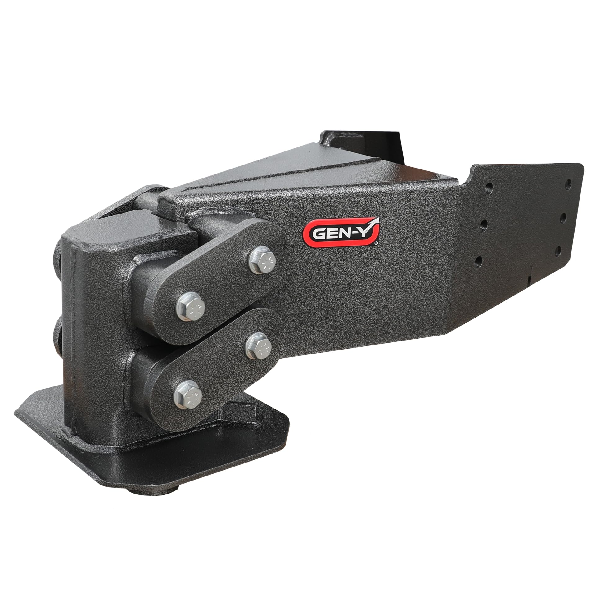 GEN-Y Hitch Fifth Wheel Rhino King Pin Box, 2.5K - 4.5K LBS Pin Weight, 30,000 LBS Towing Capacity - Check Fitment Chart