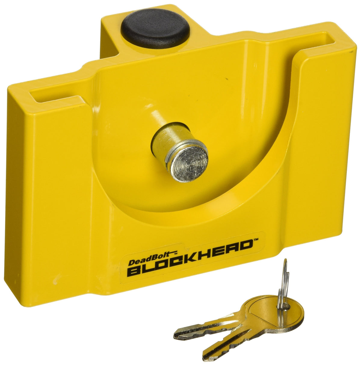 Deadbolt Blockhead Trailer Coupler Lock CT Johnson Enterprises (TCL3-YL)