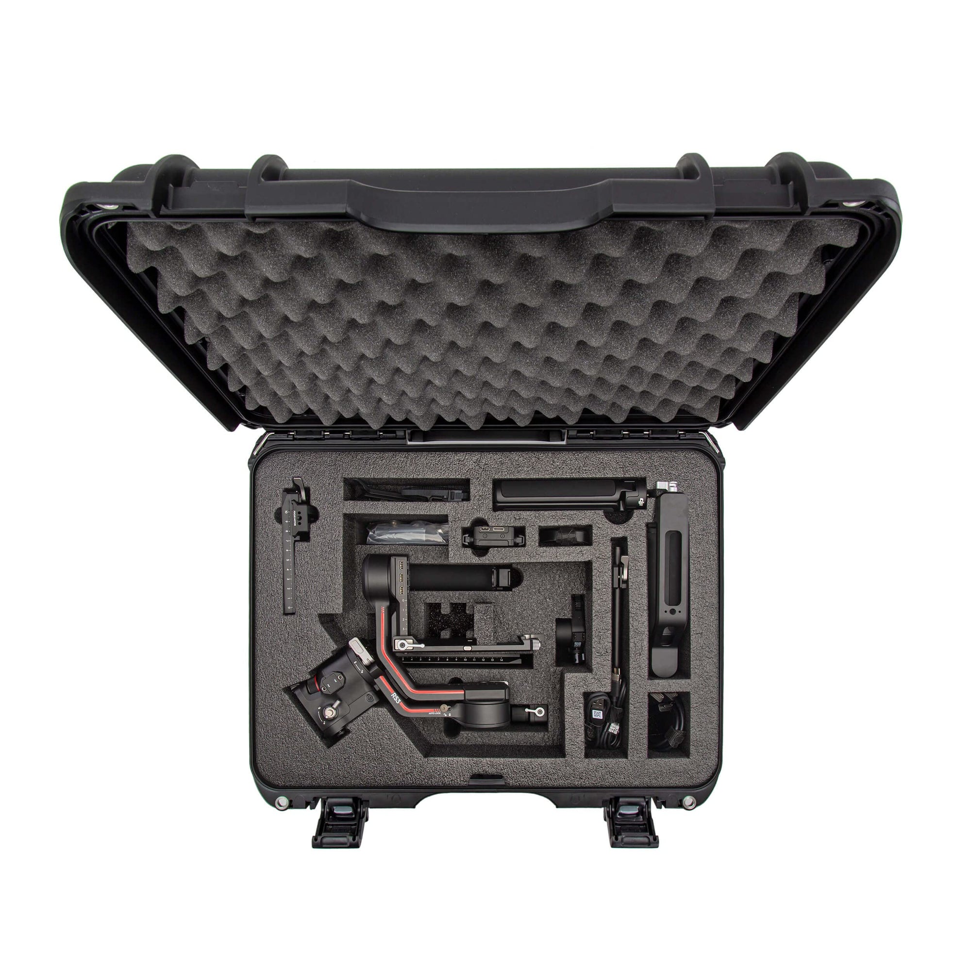 NANUK Waterproof Hard Case 930 with Foam Insert for DJI RS 3/RS 3 Pro Combo, Black